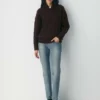 Pull à col châle en laine mérinos Heritage Knit 100 % extra-fine