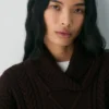 Pull à col châle en laine mérinos Heritage Knit 100 % extra-fine
