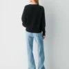 Pull à col en V décontracté en cachemire Essential