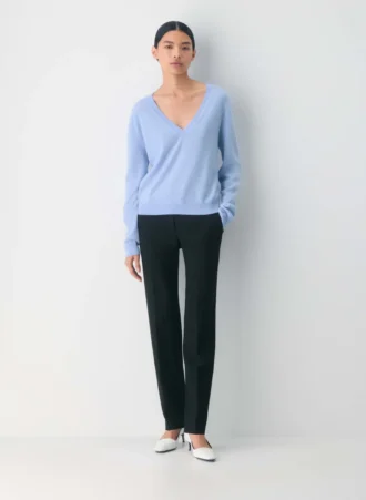 Pull à col en V en cachemire Bare