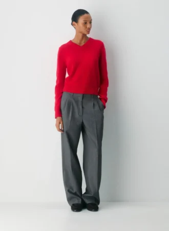 Pull à col en V Essential Cashmere