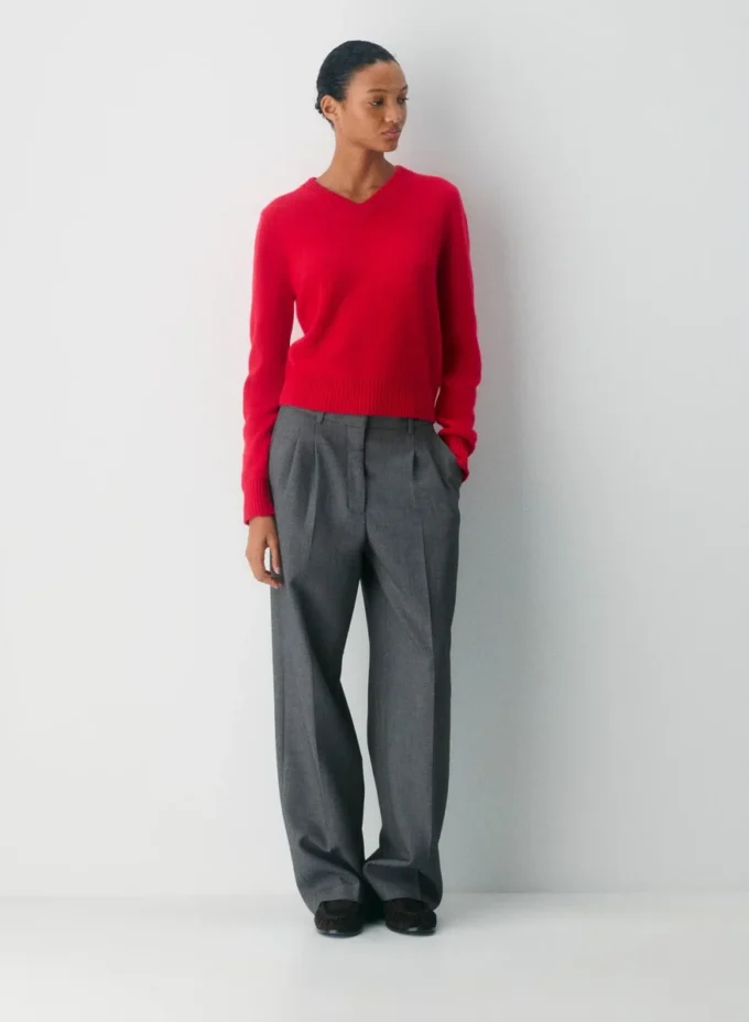 Pull à col en V Essential Cashmere