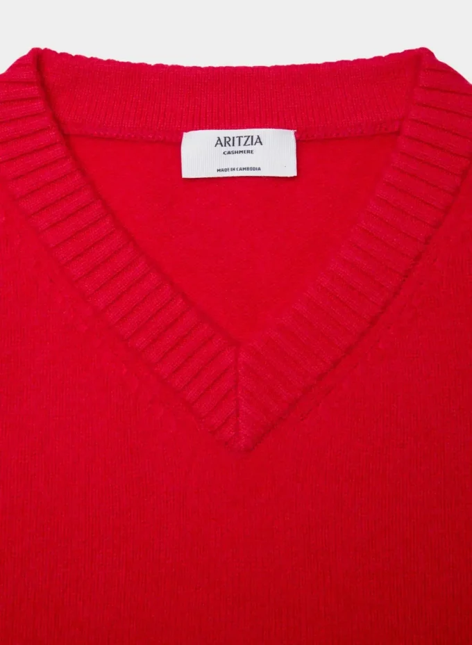 Pull à col en V Essential Cashmere
