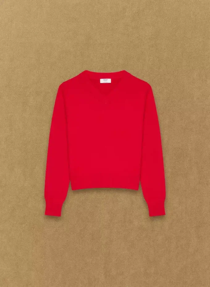 Pull à col en V Essential Cashmere