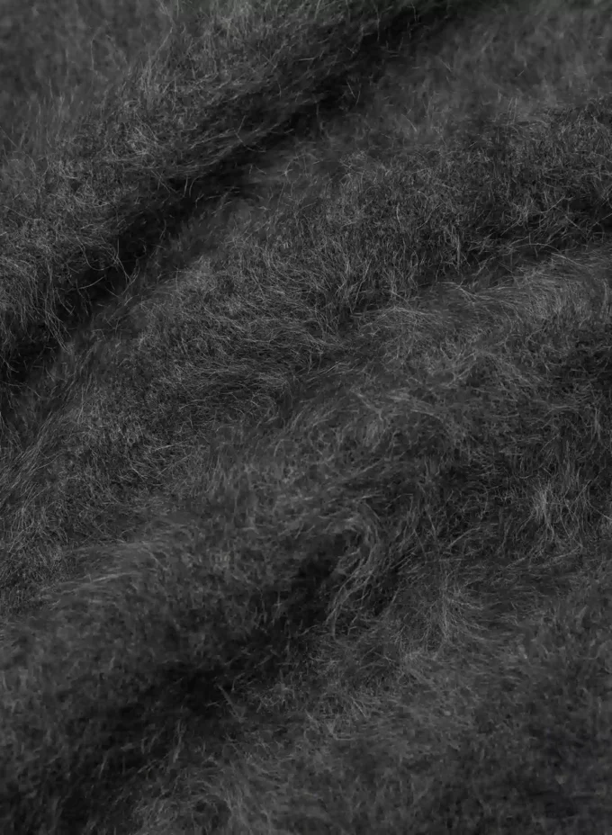 Pull à col en V rétréci en cachemire brossé