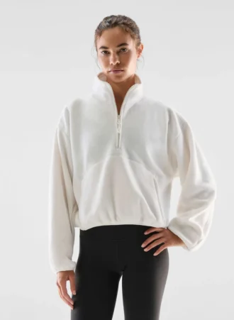 Pull à col montant et demi-zip Terrain