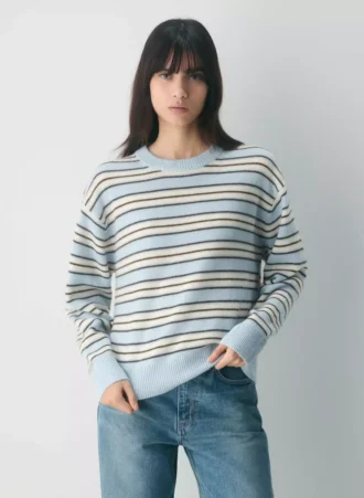 Pull à col rond décontracté en cachemire Essential