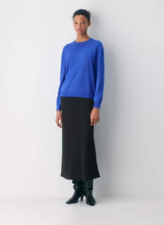 Pull à col rond en laine mérinos Bare