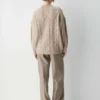 Pull à col rond en laine mérinos Heritage Knit