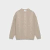 Pull à col rond en laine mérinos Heritage Knit