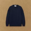 Pull à col rond en laine mérinos Heritage Knit