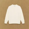 Pull à col rond en laine mérinos Heritage Knit