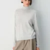 Pull à col roulé en laine mérinos Bare