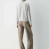 Pull à col roulé en laine mérinos Bare