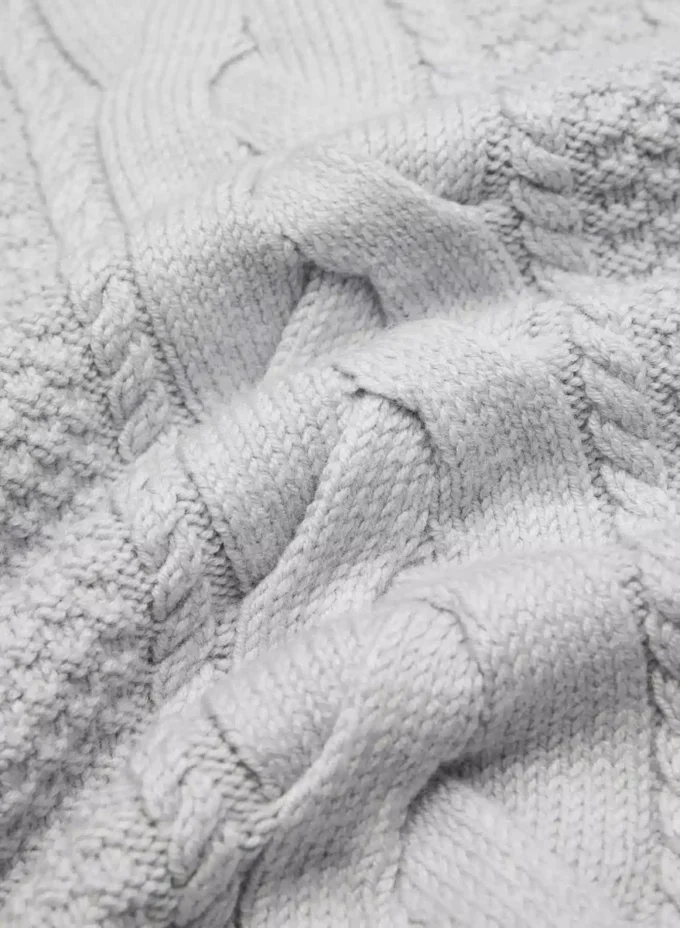 Pull à col roulé en laine mérinos Heritage Knit