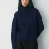 Pull à col roulé Heritage Knit en laine mérinos
