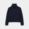 Pull à col roulé Heritage Knit en laine mérinos