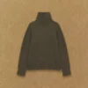 Pull à col roulé oversize en cachemire moelleux