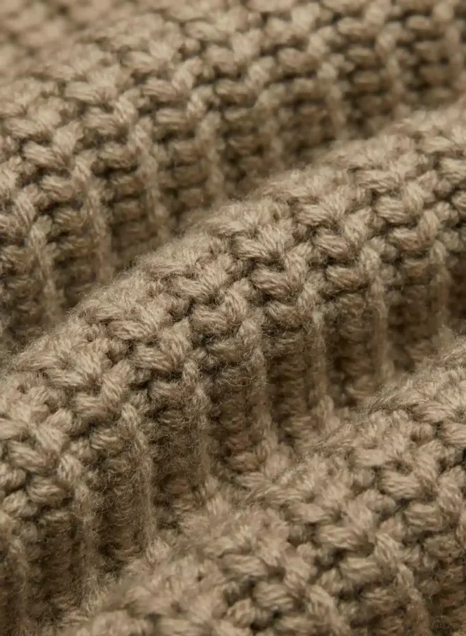 Pull en laine à col rond