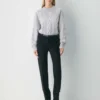 Pull en laine mérinos à col rond et coupe longue Heritage Knit