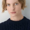 Pull en laine mérinos à col rond et coupe longue Heritage Knit
