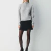 Pull en laine mérinos Heritage Knit à fermeture éclair 1/4