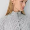 Pull en laine mérinos Heritage Knit à fermeture éclair 1/4
