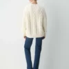 Pull en V en laine mérinos Heritage Knit