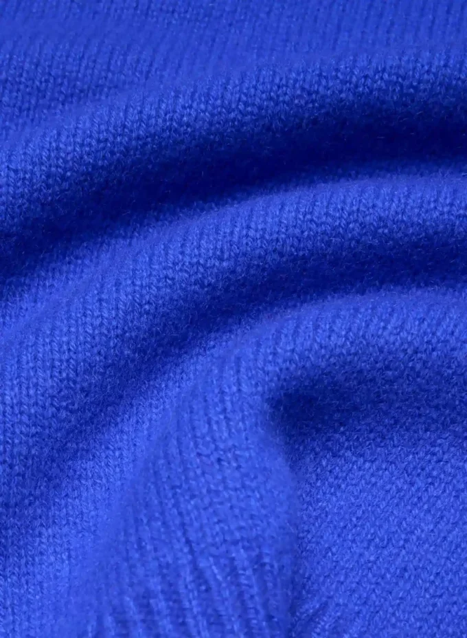 Pull oversize à col en V en cachemire moelleux