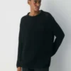 Pull oversize à col rond en cachemire Mesh