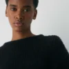 Pull oversize à col rond en cachemire Mesh