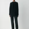 Pull oversize à col rond en cachemire Mesh