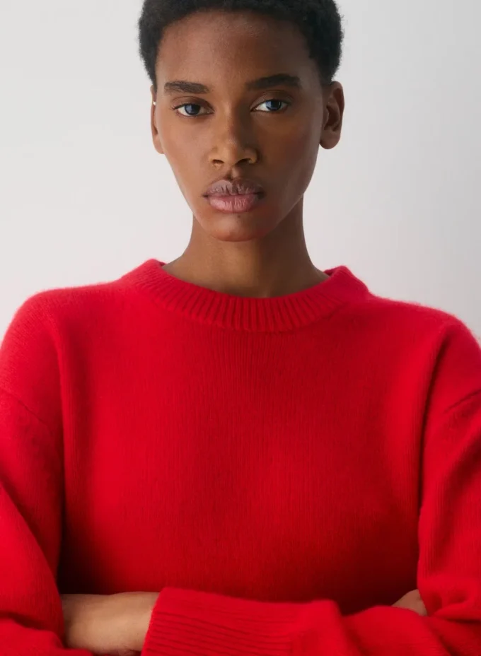 Pull oversize en cachemire moelleux