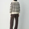 Pull polo oversize en cachemire moelleux