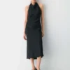 Robe dos nu en satin Audience