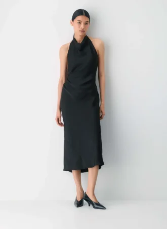 Robe dos nu en satin Audience