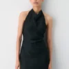 Robe dos nu en satin Audience