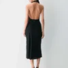 Robe dos nu en satin Audience