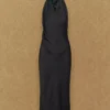Robe dos nu en satin Audience