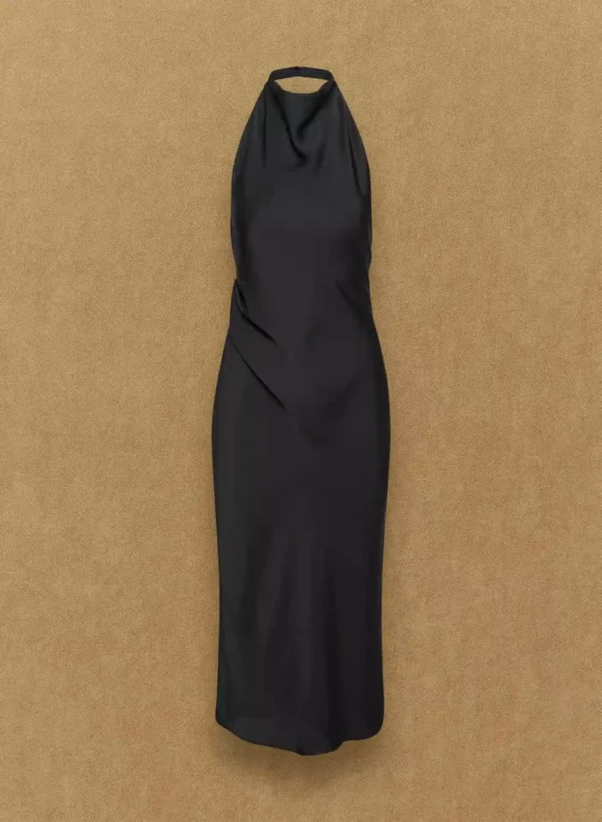 Robe dos nu en satin Audience