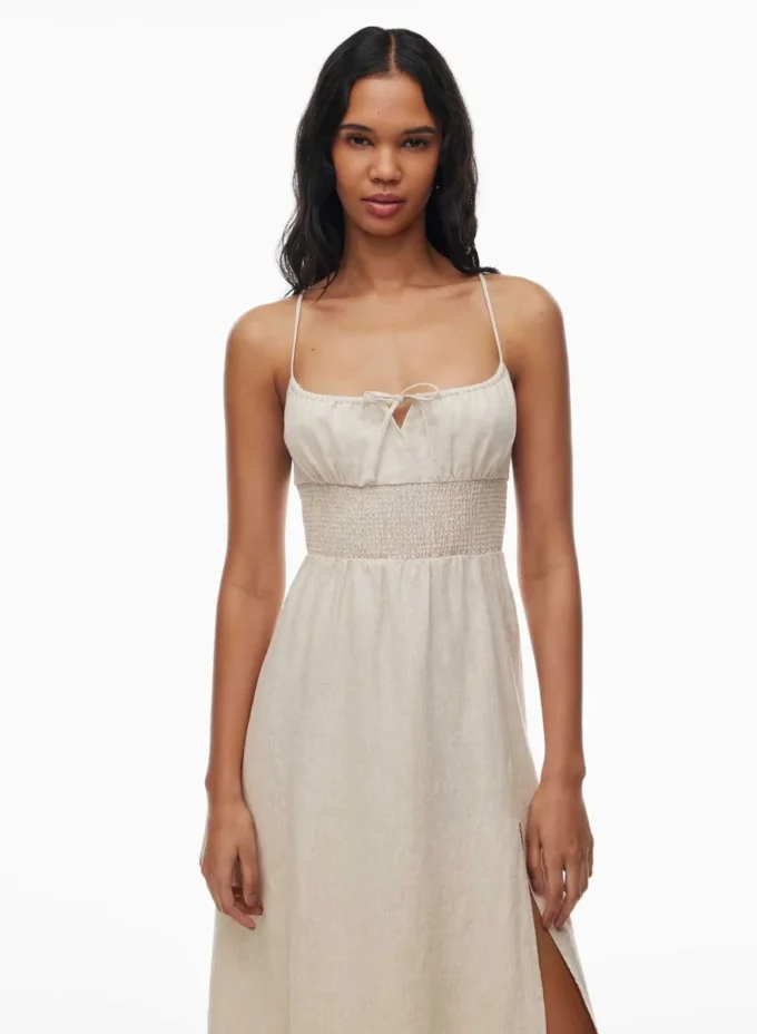 Robe en lin Genoa