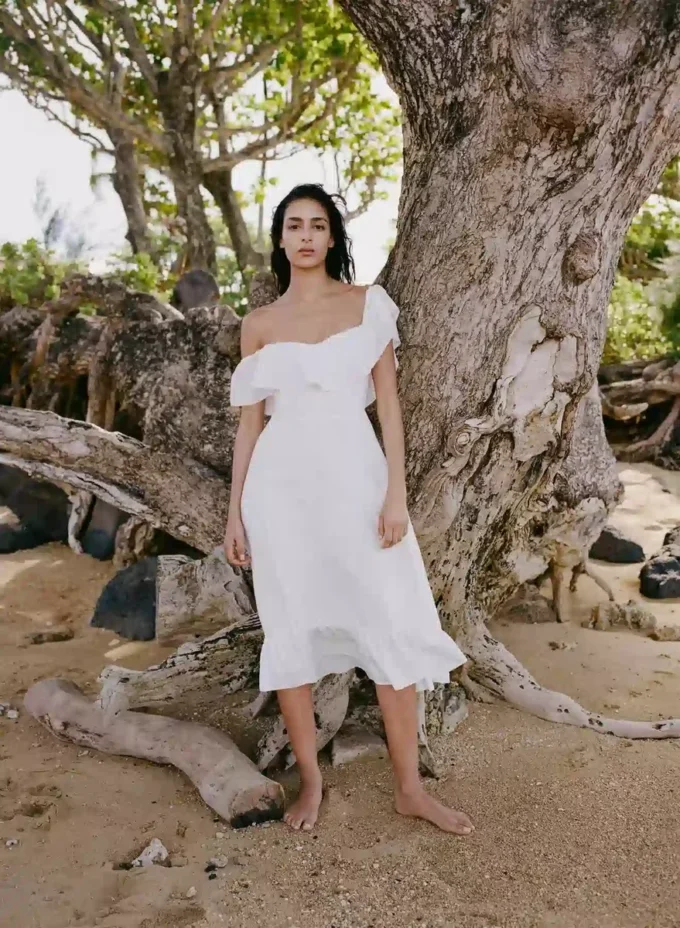 Robe en lin Marmion