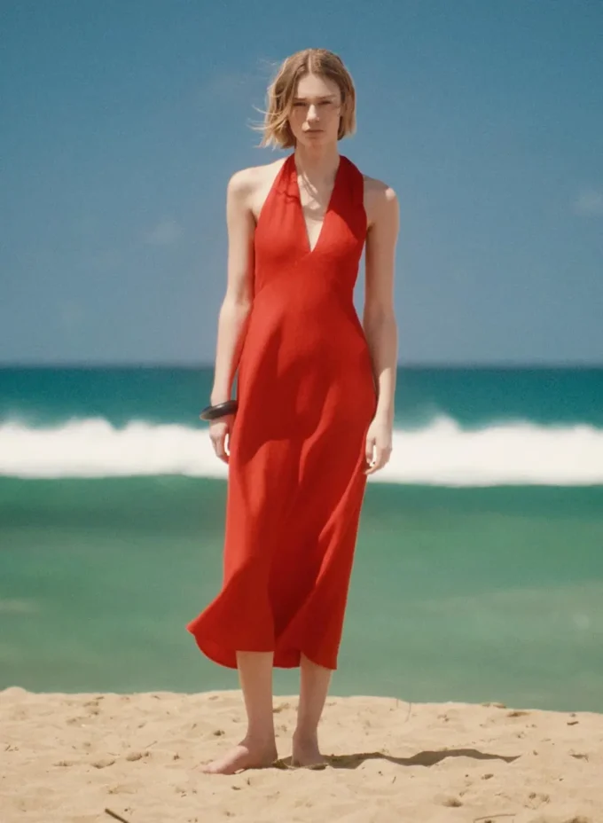Robe en lin Nightscape