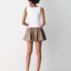 Robe en popeline segmentée