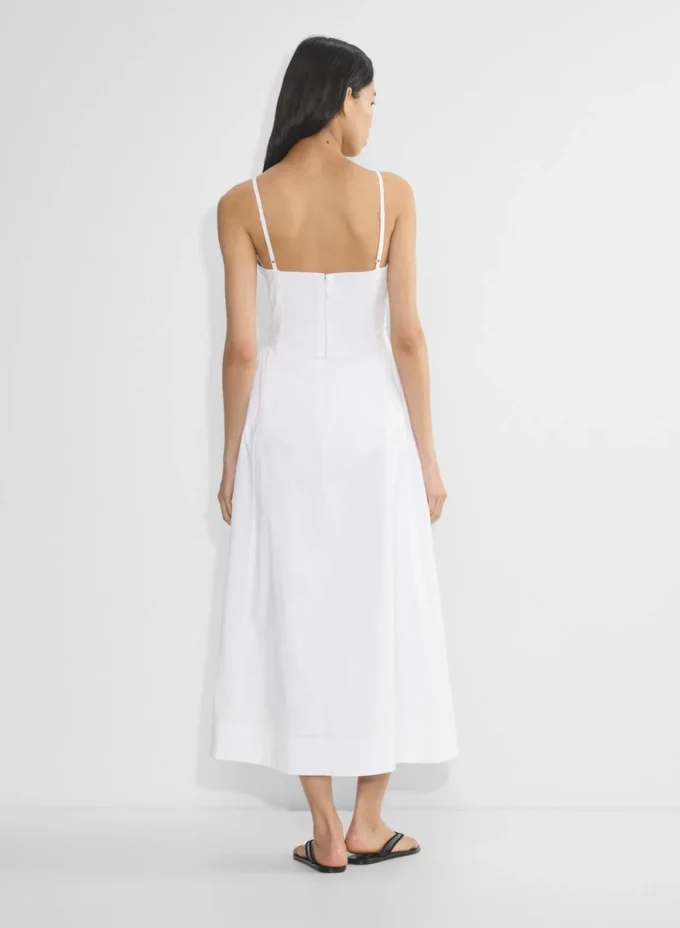 Robe en popeline technique