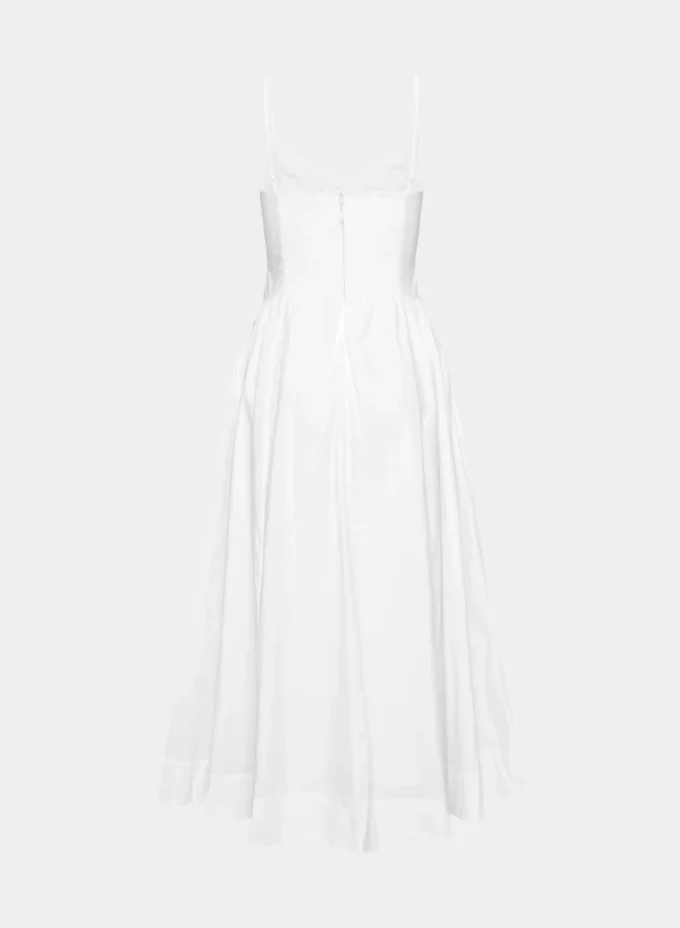 Robe en popeline technique