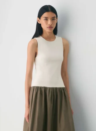 Robe en popeline Worldly