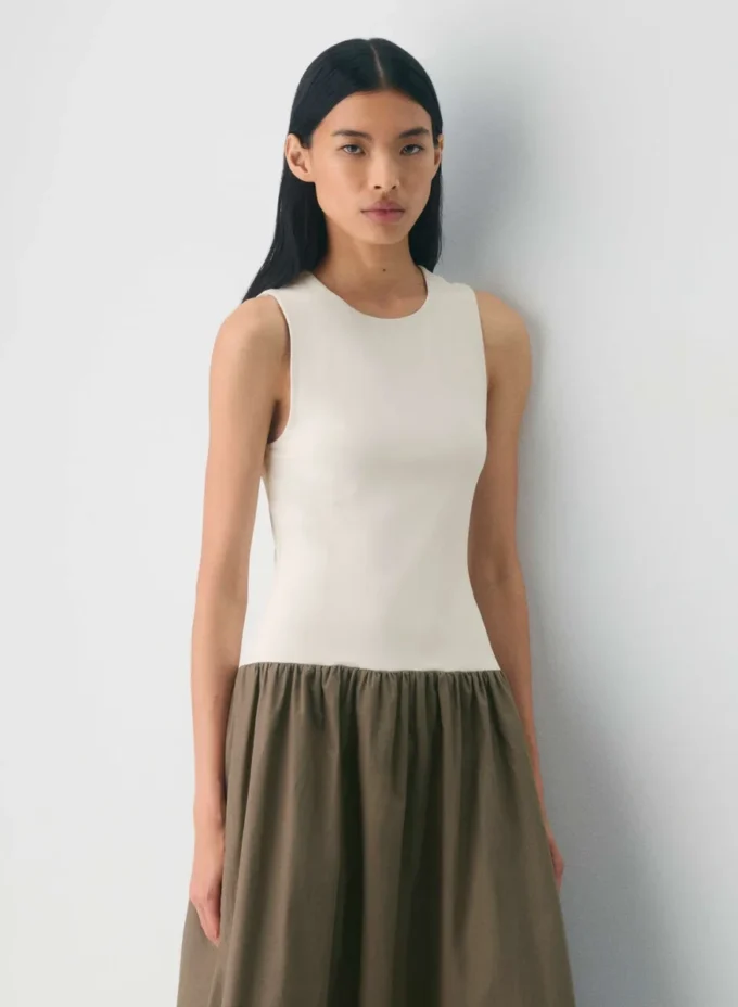 Robe en popeline Worldly