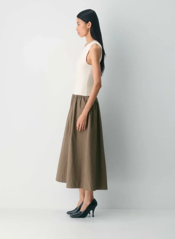Robe en popeline Worldly