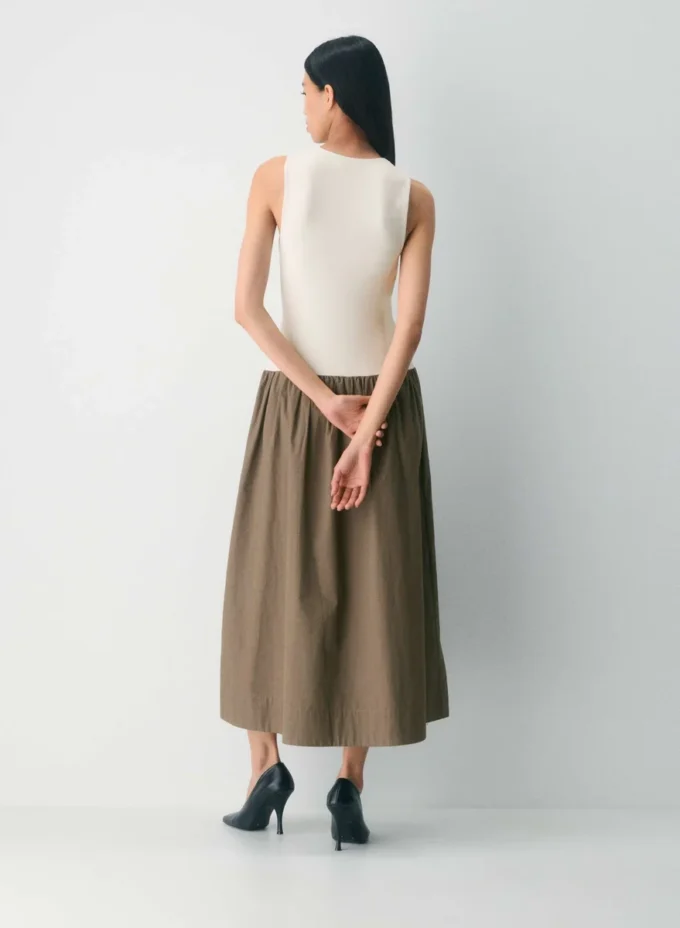Robe en popeline Worldly